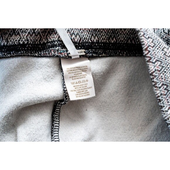 Free People M Leggings Womens Multicolor Stretch Knit Pull On Skinny athleisure - Picture 4 of 8